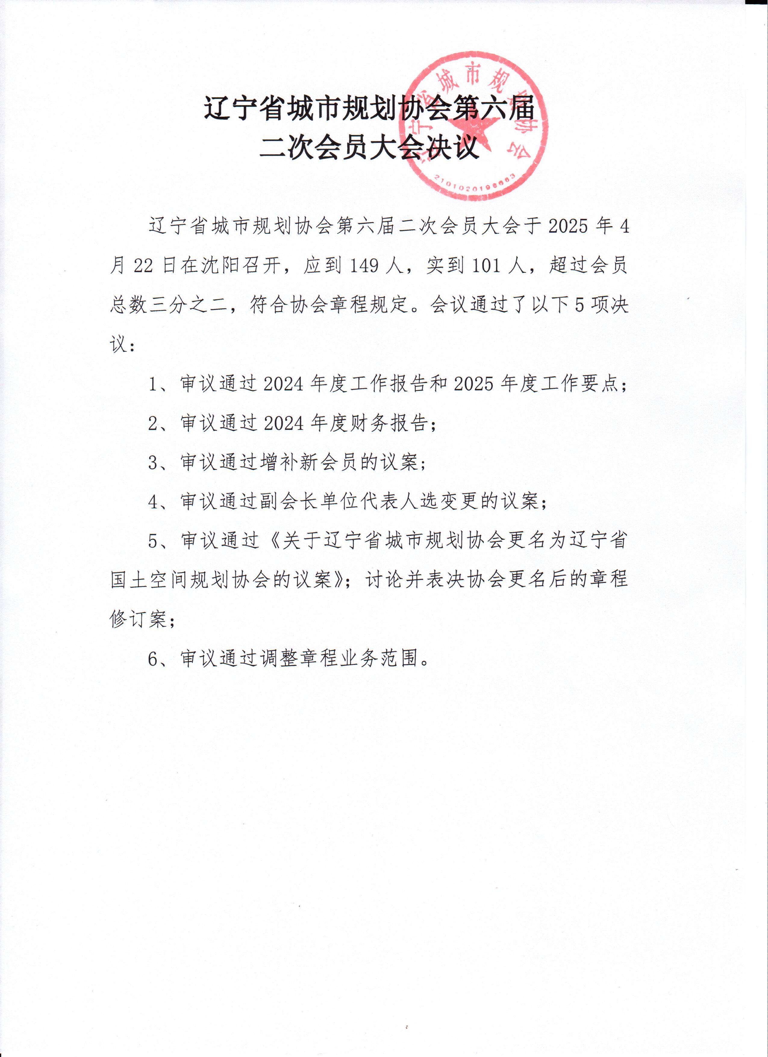 辽宁省城市规划协会第六届二次会员大会决议.jpg